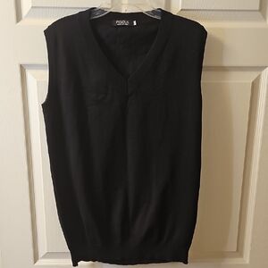 Fisoul Black Sweater Vest, L